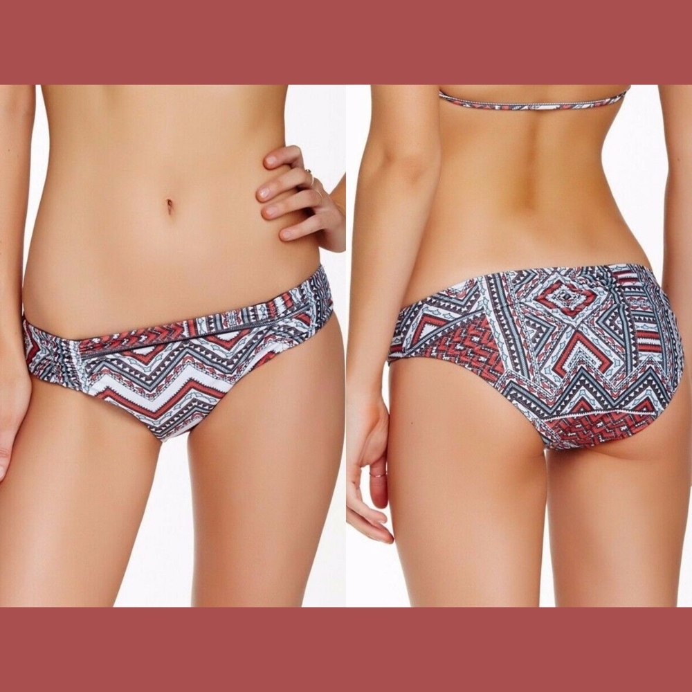 NWT L Space Monique Full Coverage Bikini Bottom in Charcoal‎ [SZ XS ]